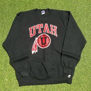 Vintage Russell Athletic Utah Crewneck Sweatshirt